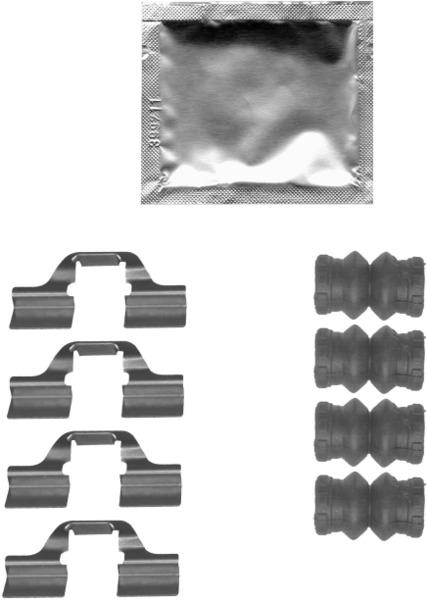 TEXTAR 82519500 Brake Pad Fitting Kit