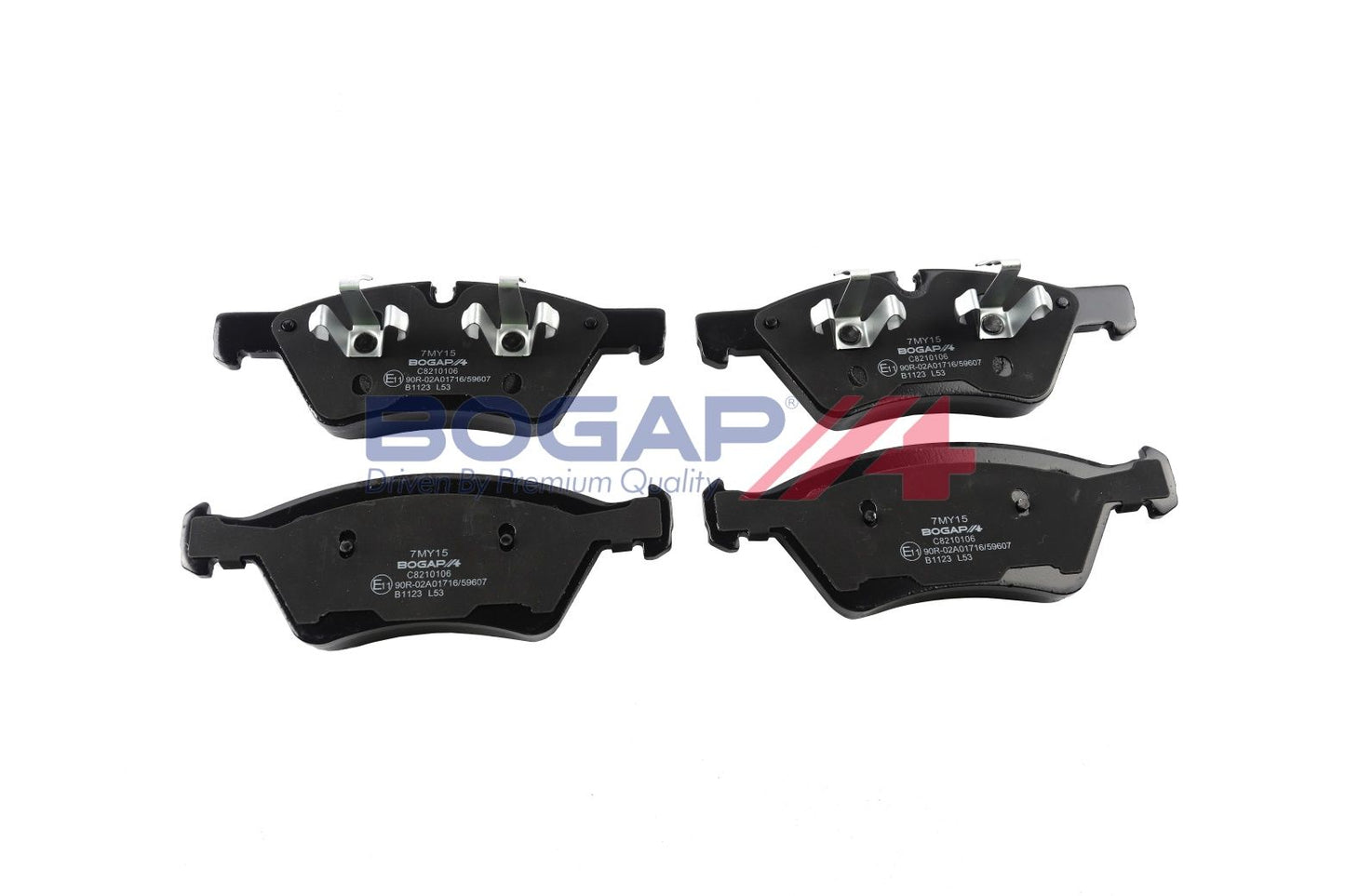 BOGAP C8210106 Brake Pad Set, Disc Brake | ML Performance Car Parts
