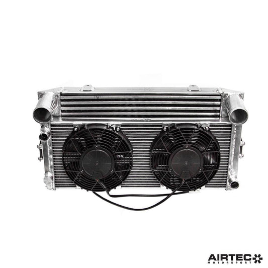 AIRTEC ATINTFO17 Motorsport Intercooler and Radiator Combination - Includes Fans - Silver Finish for Mk1 Mk2 Escorts