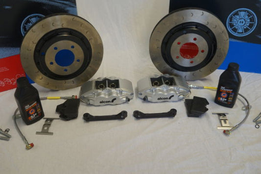 Alcon R98B03-01F7E 343mm Rear Brake Kit: BMW E46 M3