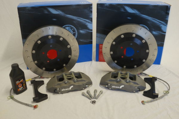 Alcon F97Y01-07F7E-CR Club Race: Front Brake Kit: Evo IV - IX