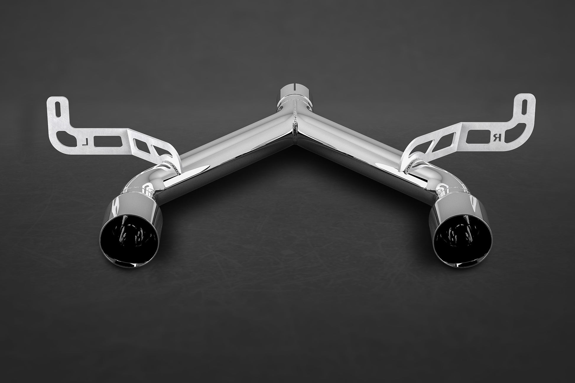 Capristo 10AR04010000 Alfa Romeo 4C Free Flow Exhaust with Carbon Diffuser 