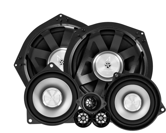 Alpha One by BimmerTech BMW MINI Complete Speakers & Woofer Set