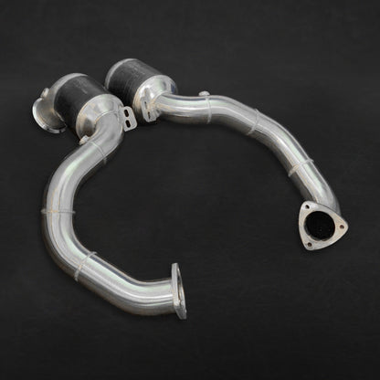 Capristo 02AM05003009 Aston Martin Vantage V12 (AE31) 100 Cell Sports Cat Downpipes (with Heat Blankets) 