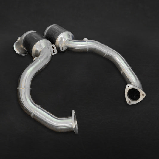 Capristo 02AM05003009 Aston Martin Vantage V12 (AE31) 100 Cell Sports Cat Downpipes (with Heat Blankets) 