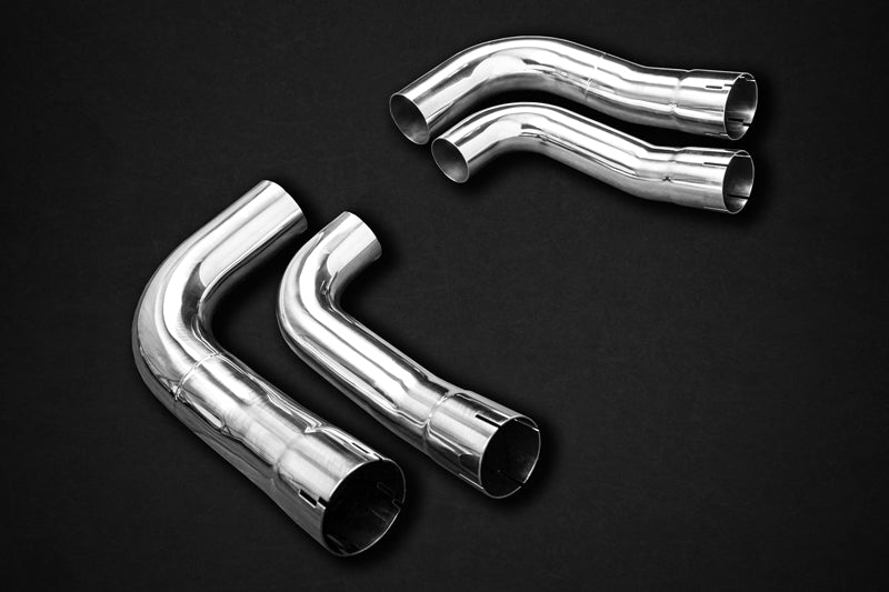 Capristo 02AU11903016 Audi RSQ8/SQ8 Valved Exhaust with Middle Silencer Spare for OEM Tips (OE Actuators) 