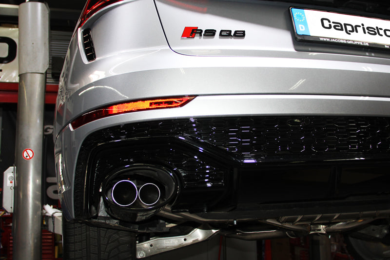Capristo 02AU11903016 Audi RSQ8/SQ8 Valved Exhaust with Middle Silencer Spare for OEM Tips (OE Actuators) 
