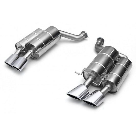 Eisenmann B5260.02104 Sport Rear Muffler for BMW M 5 Series Wagon - with Quad 120x70mm oval tailpipes