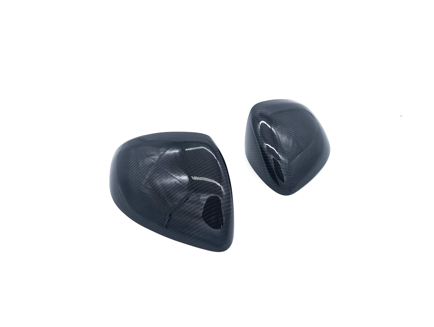 Basic Carbon Mercedes-Benz W206 W223 Dry Carbon Fibre Mirror Covers (Inc. C200, C300, S450 & S500)