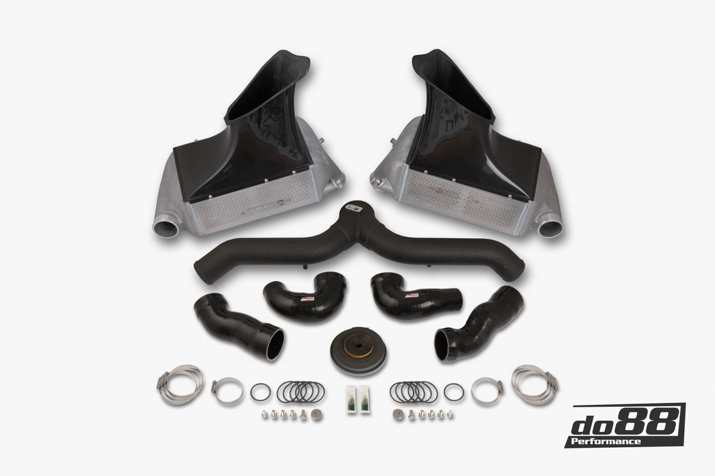 DO88 BIG-140SV BigPack Porsche 911 Turbo (997.1) Black Pipe