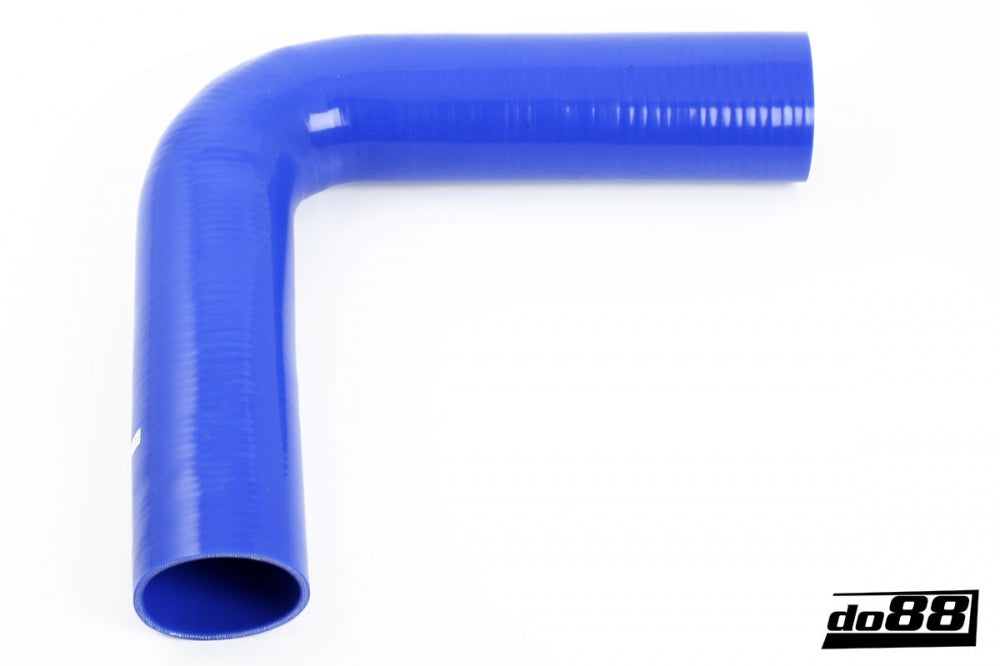 DO88 BLB90G63 Silicone Hose Blue 90 degree long leg 2,5'' (63mm)