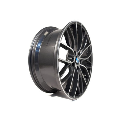 Genuine BMW 36116796264 F32 F30 F33 Gloss-Turned Light Alloy Rim 8JX20 ET:36 - Front (Inc. 328i, 430d & 318i) | ML Performance UK Car Parts