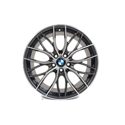 Genuine BMW 36116796264 F32 F30 F33 Gloss-Turned Light Alloy Rim 8JX20 ET:36 - Front (Inc. 328i, 430d & 318i) | ML Performance UK Car Parts