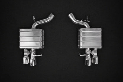 Capristo 02BM00903007 BMW 650i (F12/F13/F06) ECE Valved Mufflers with Stainless Tips (CES3) 
