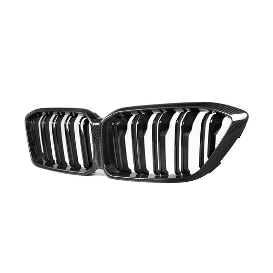 MHCP-F87C-CFGB-FG001 BMW F87 M2 Competition Premium Front Grille In Pre Preg Carbon Fibre & Gloss Black (2018-2020) | ML Performance Car Parts