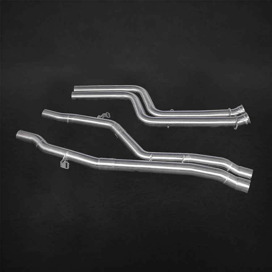 Capristo 02BM09903030 BMW M2 Competition/CS (F87) Valved Exhaust with Mid-Silencer/OPF Delete, Wicrom Tips (OE Actuators) 
