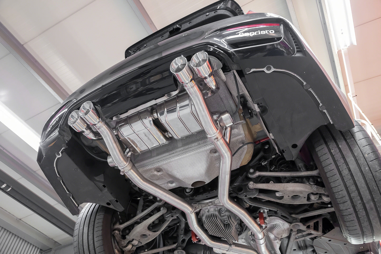 Capristo 02BM07403005 BMW M3/4 (F80/82/83) Valved Exhaust with Stainless Tips (CES3) 