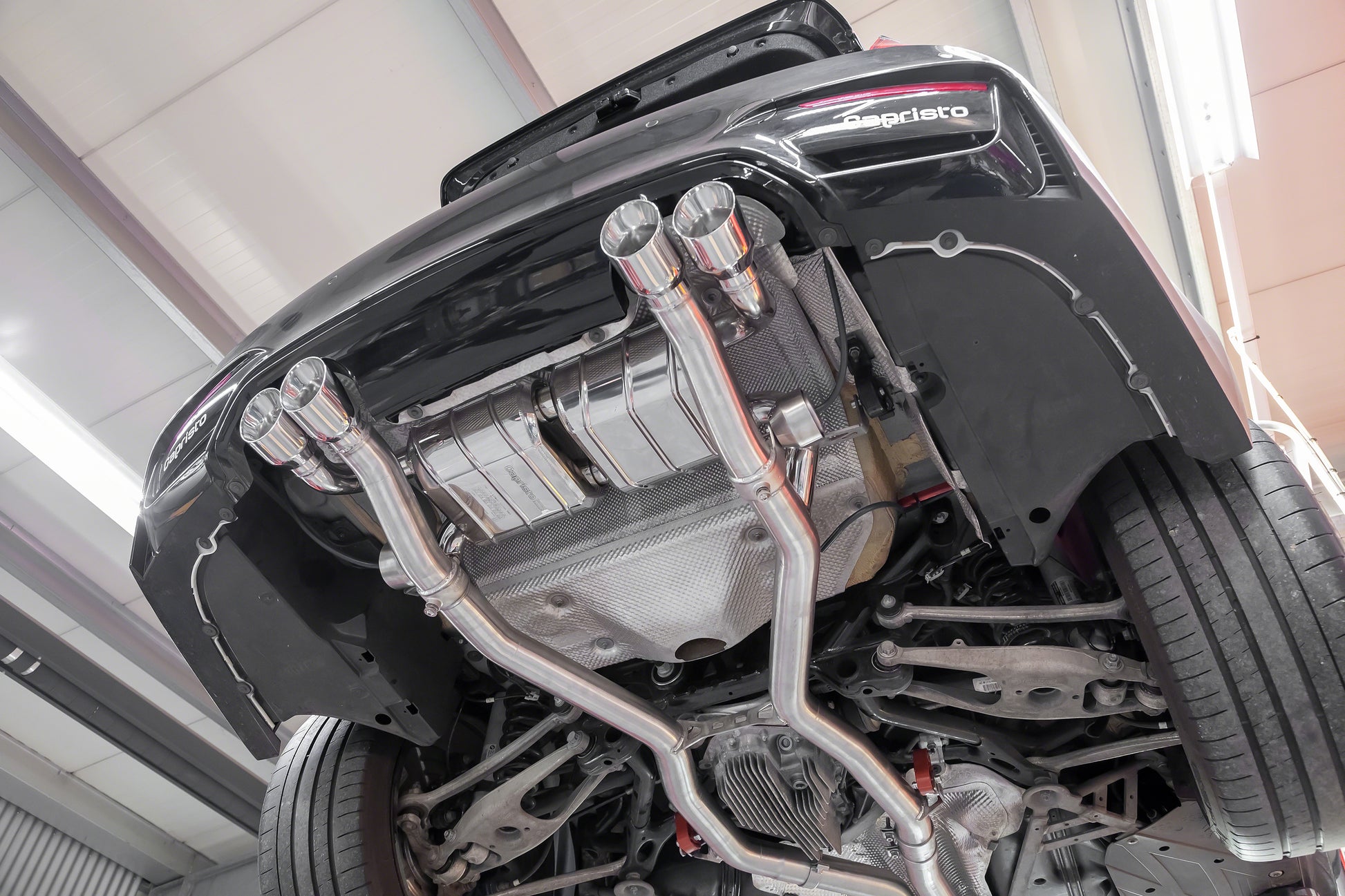 Capristo 02BM07403005 BMW M3/4 (F80/82/83) Valved Exhaust with Stainless Tips (CES3) 