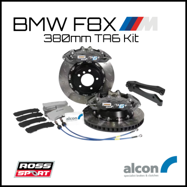 Alcon G/TA6-F-380-F8XM 380mm TA6 Front Brake Kit - BMW F8X M Cars