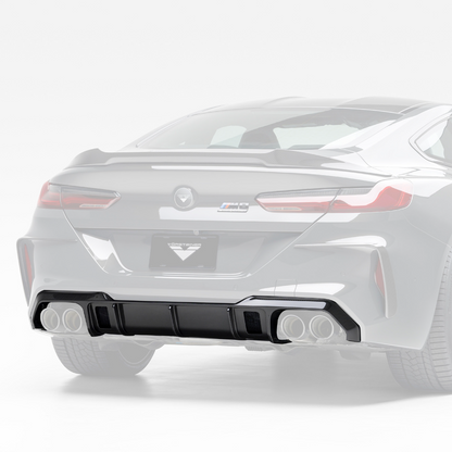 Vorsteiner BMV8050 BMW F9X M8 VRS Aero Rear Diffuser Carbon Fiber PP 2x2 Glossy | ML Performance