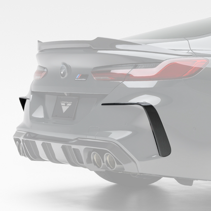 Vorsteiner BMV8025 BMW F9X M8 VRS Aero 2 pc Eye Brows on Rear Bumper | ML Performance