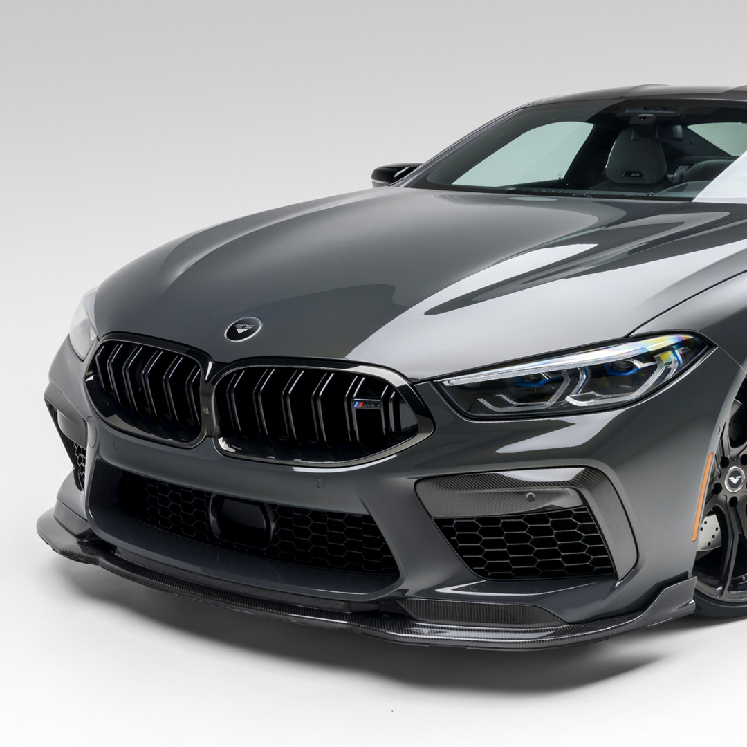 Vorsteiner BMV8020 BMW F9X M8 VRS Aero Front Spoiler Carbon Fiber PP 2x2 Glossy | ML Performance
