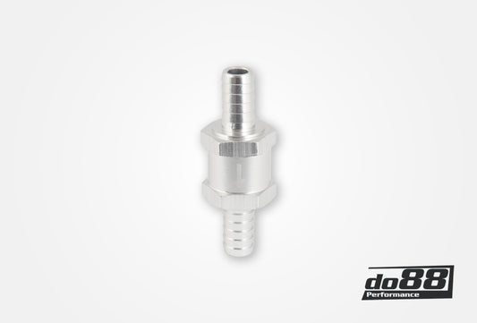 DO88 BV-10AL One way non return valve for 10mm hose, Aluminium