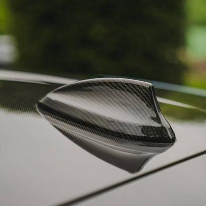 Basic Carbon BMW F Chassis Pre-Preg Carbon Fibre Shark Fin Cover (Inc. 335i, M2, M3, M4, M5, X5M & X6M)