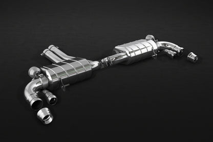 Capristo 02BE09803001 Bentley Bentayga (W12) Valved Exhaust with Cat and Middle Silencer Spare Pipes (CES3) 