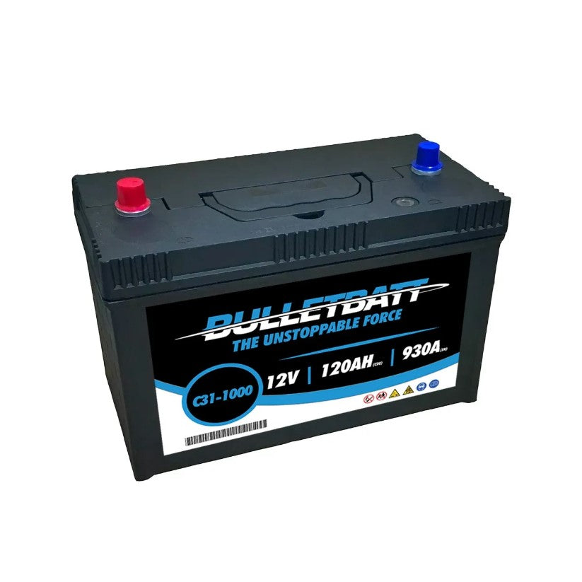 BulletBatt C31-1000 Car Battery 12V 120Ah - ML Performance UK