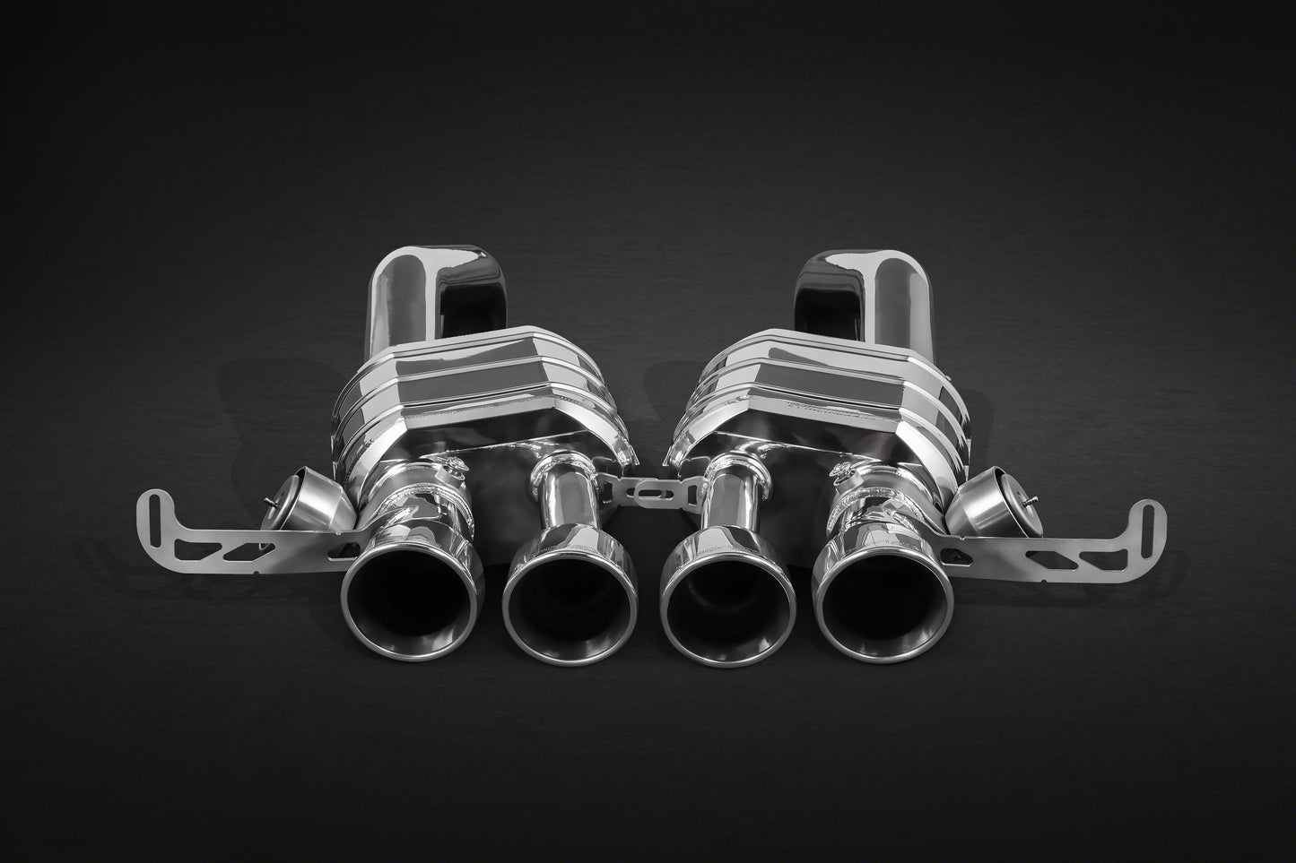 Capristo 02CH09003001 Chevrolet Corvette (C7) Stingray/Z06 Valved Exhaust with Post Cat Spare Pipes (CES3) 