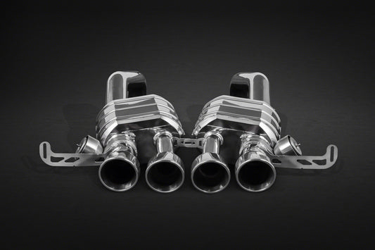 Capristo 02CH09003001 Chevrolet Corvette (C7) Stingray/Z06 Valved Exhaust with Post Cat Spare Pipes (CES3) 