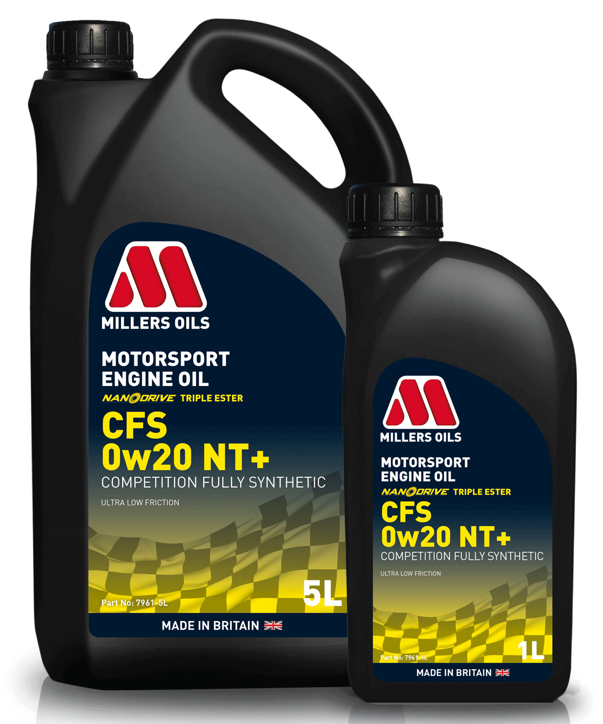 Millers Oils 7961JMP Motorsport CFS 0w20 NT+ Fully Synthetic Engine Oil 1L