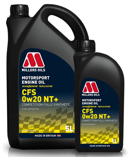 Millers Oils 7961JMP Motorsport CFS 0w20 NT+ Fully Synthetic Engine Oil 1L