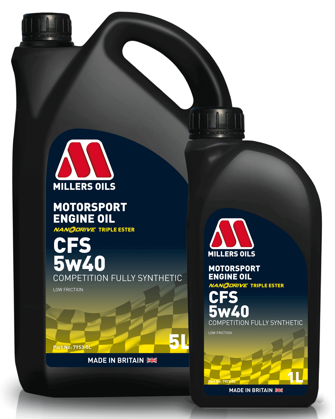 Millers Oils 7953JMP Motorsport CFS 5w40 Fully Synthetic Engine Oil 1L