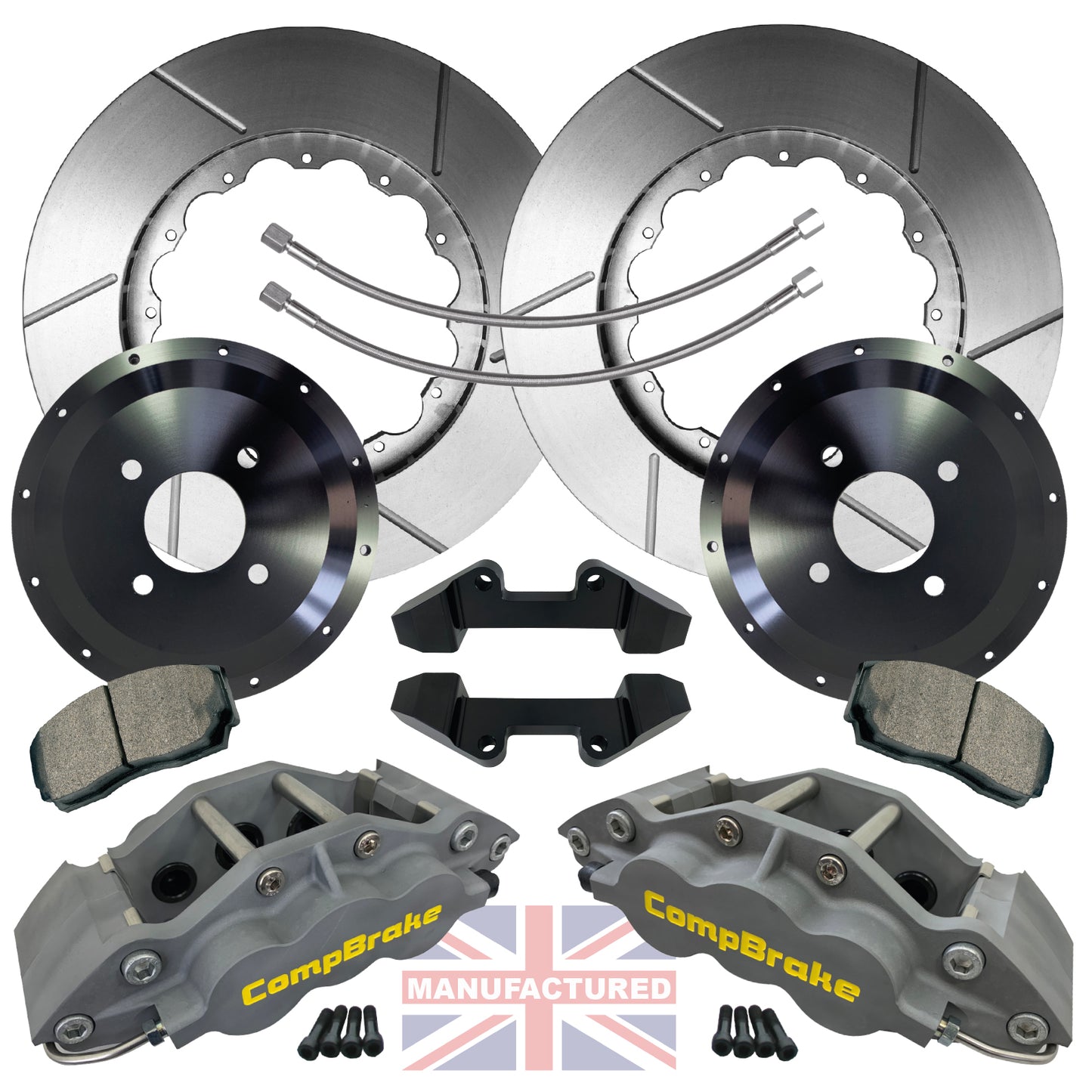 Skoda RS Fabia 18" Front Brake Kit 4 Pot Calipers - Pro Race 7 | ML Performance Car Parts
