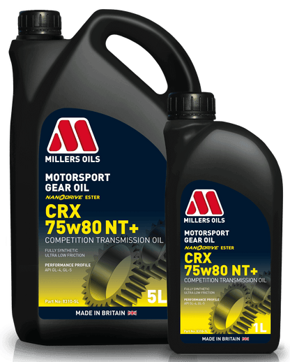 Millers Oils 8310 Motorsport CRX 75w80 NT+ Gear Oil