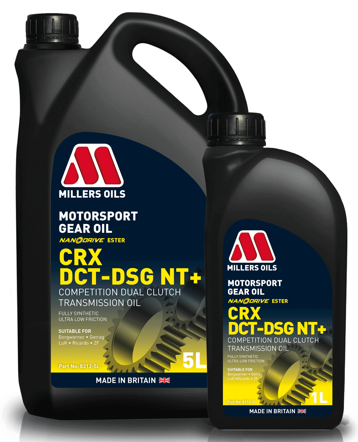 Millers Oils 8312 Motorsport CRX DCT-DSG NT+ Gear Oil