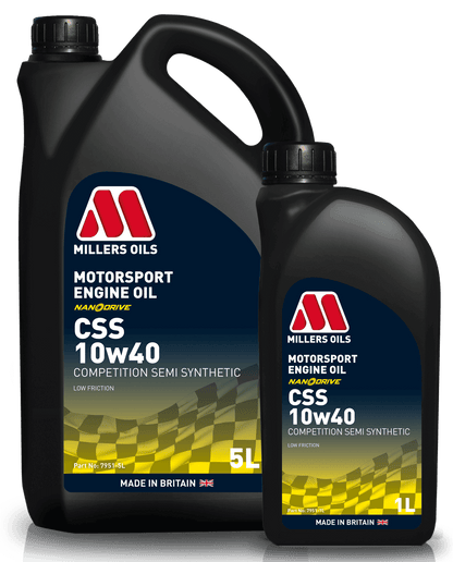 Millers Oils 7951 Motorsport CSS 10w40 Semi Synthetic Engine Oil