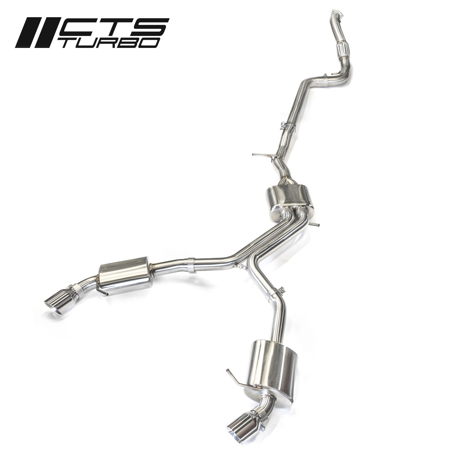 CTS Turbo CTS-EXH-CB-0019 Turbo B9 Audi A4 2.0T Catback Exhaust System (2017-2019)