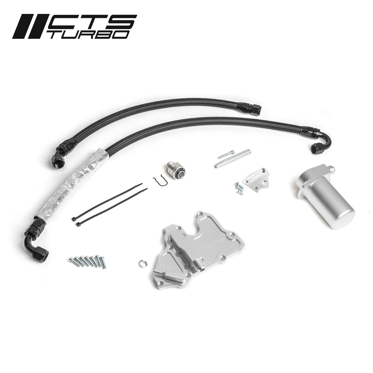 CTS Turbo CTS-CC-MK7TSI Turbo MQB VW Golf/Alltrack/Sportwagen and MQB VW GTI/GLI Oil Catch Can Kit (MK7 and MK7.5)