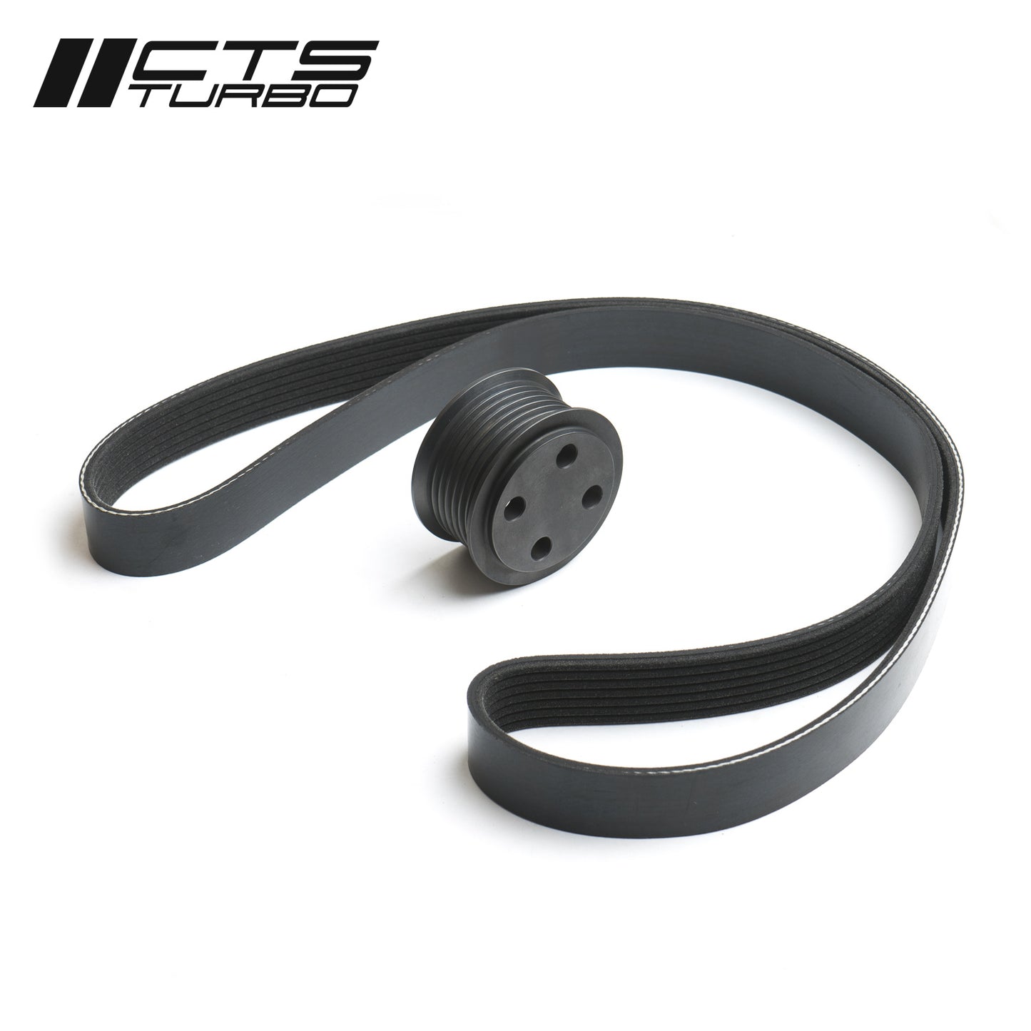 CTS Turbo CTS-HW-0333 Turbo B8.5 S4, S5, Q5, SQ5; C7.5 A6, A7, Q7 3.0T Supercharger Pulley BOLT ON STYLE (CREC engine code)