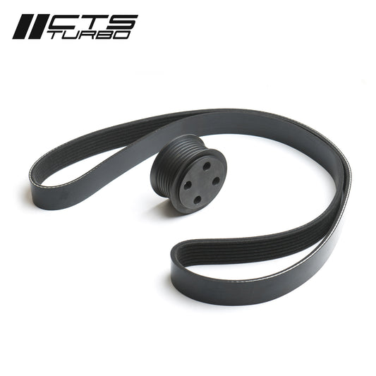 CTS Turbo CTS-HW-0333 Turbo B8.5 S4, S5, Q5, SQ5; C7.5 A6, A7, Q7 3.0T Supercharger Pulley BOLT ON STYLE (CREC engine code)