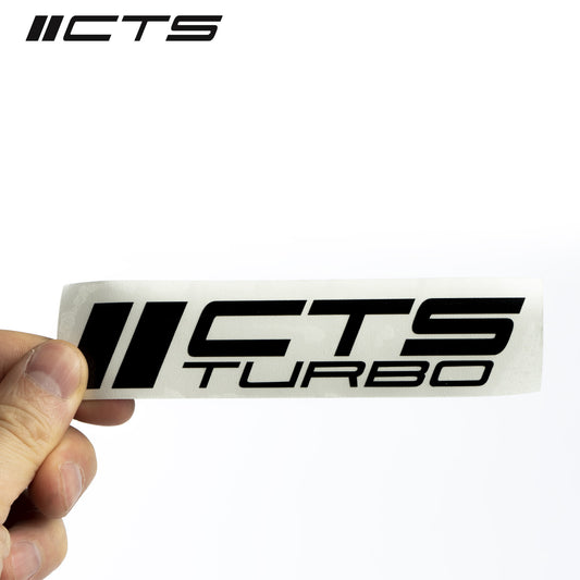 CTS Turbo CTS-DECAL-BLK Turbo OG decal Black sticker