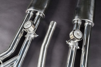 Capristo 02JE12003002 Jeep Wrangler 4xe Triple Tip Valved Exhaust with 250 Cell Sport Cat Downpipes 