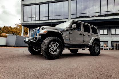 Capristo 02JE12003002 Jeep Wrangler 4xe Triple Tip Valved Exhaust with 250 Cell Sport Cat Downpipes 