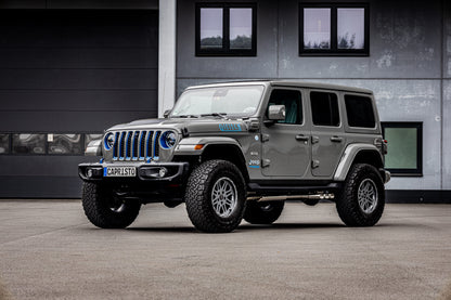 Capristo 02JE12003002 Jeep Wrangler 4xe Triple Tip Valved Exhaust with 250 Cell Sport Cat Downpipes 