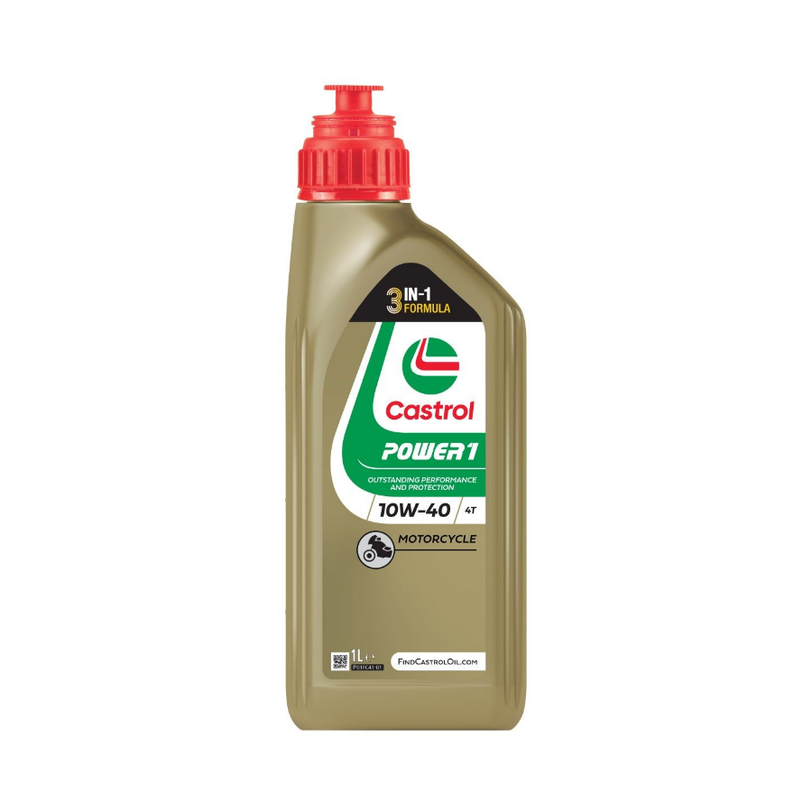 Castrol Power1 10W-40 4T Motorcycle 4 Stroke - 1Ltr