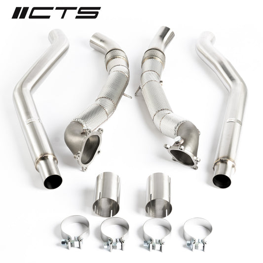 CTS Turbo CTS-EXH-DP-0026 Turbo Audi C7/C7.5 S6/S7/RS7 4.0T Cast Downpipe Set