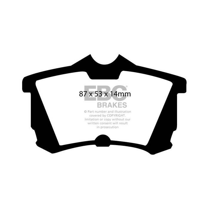 EBC DP31216C Redstuff Brake Pads Rear